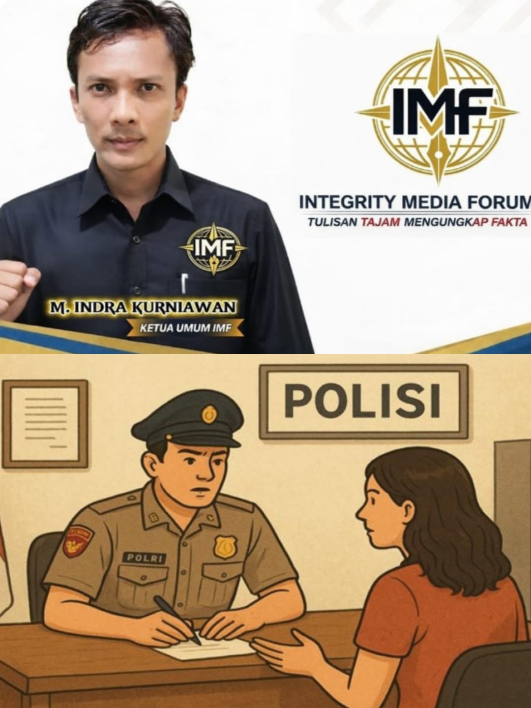 Ketua Umum IMF Soroti Kinerja Unit TIPIKOR POLRESTABES Bandar Lampung Terkait Adanya Laporan Mandek Hingga 4 Tahun