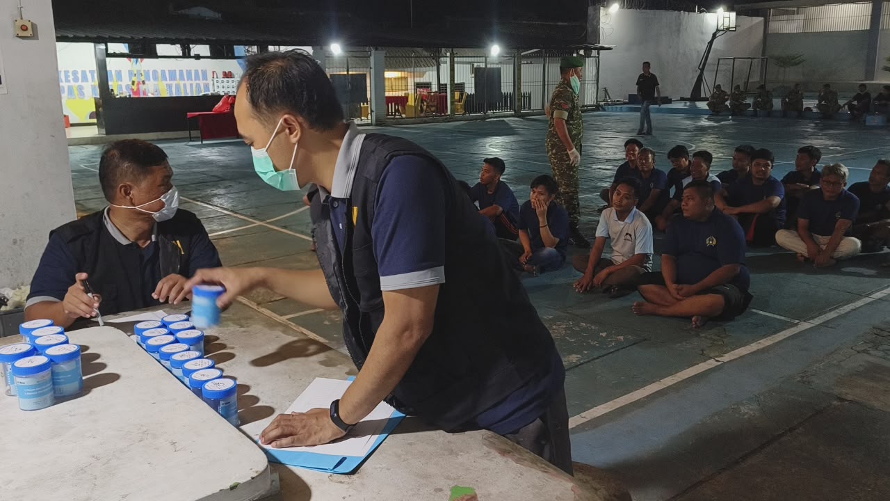 Lapas Kalianda Gelar Razia Gabungan Bersama BNNK, TNI dan Polri