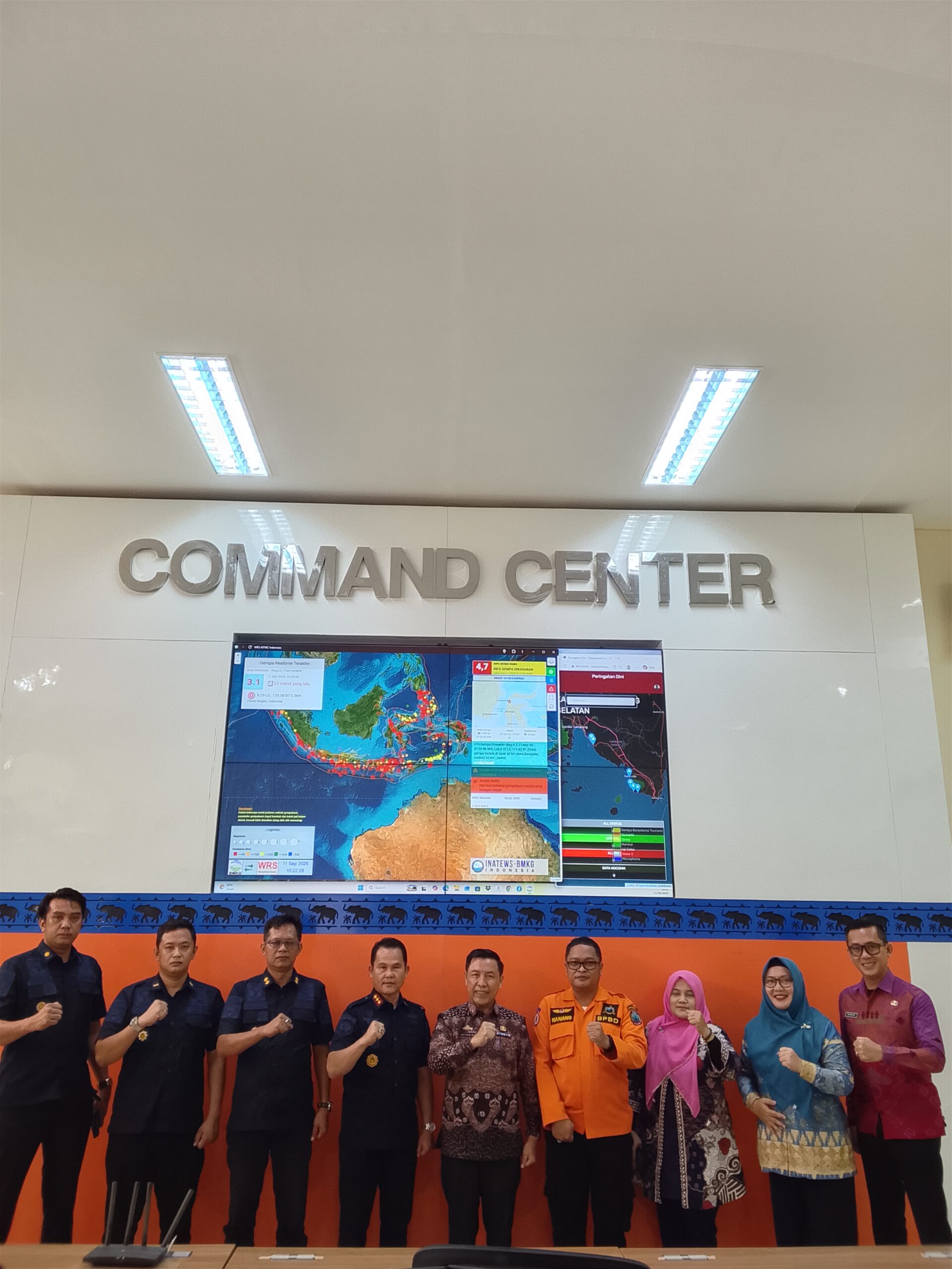 LAPAS KALIANDA BERENCANA MEMPERKUAT KESIAPSIAGAAN GEMPA DAN TSUNAMI MELALUI EARLY WARNING SYSTEM (EWS).